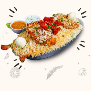 Jumbo Biryani Plate