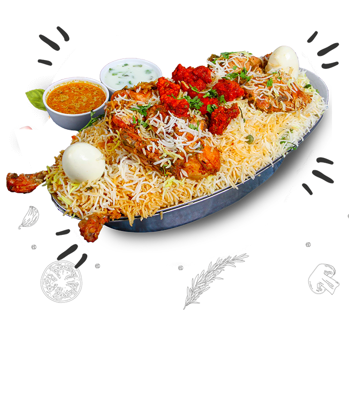 Jumbo Biryani Plate